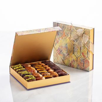 Nura Geschenkset - Naturbelassene & gefüllte Datteln - Mittel