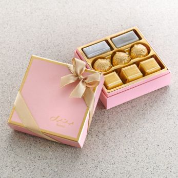 Pastel Petal Gift Set - Wrapped Chocolate - Extra Small