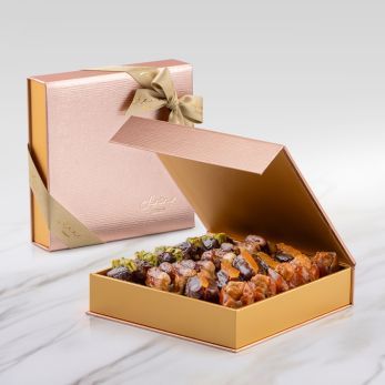 Die RoséGold - Kollektion - Premium gefüllte Datteln - Klein