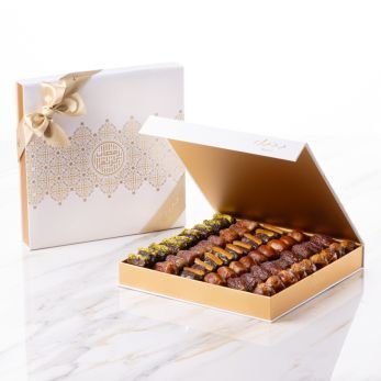 Sadaf Geschenkset - Naturbelassene & gefüllte Datteln - Groß