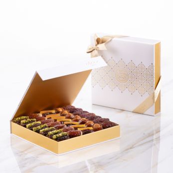 Sadaf Geschenkset - Naturbelassene & gefüllte Datteln - Mittel