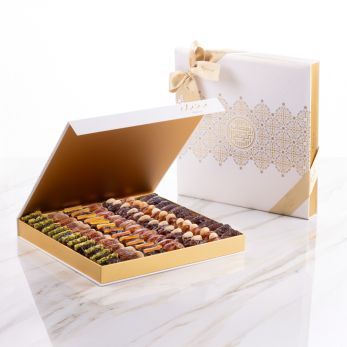 Sadaf Geschenkset - Naturbelassene & gefüllte Datteln - Extra groß