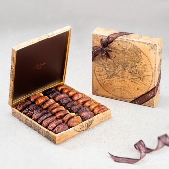 World Map Gift Set Plain Dates