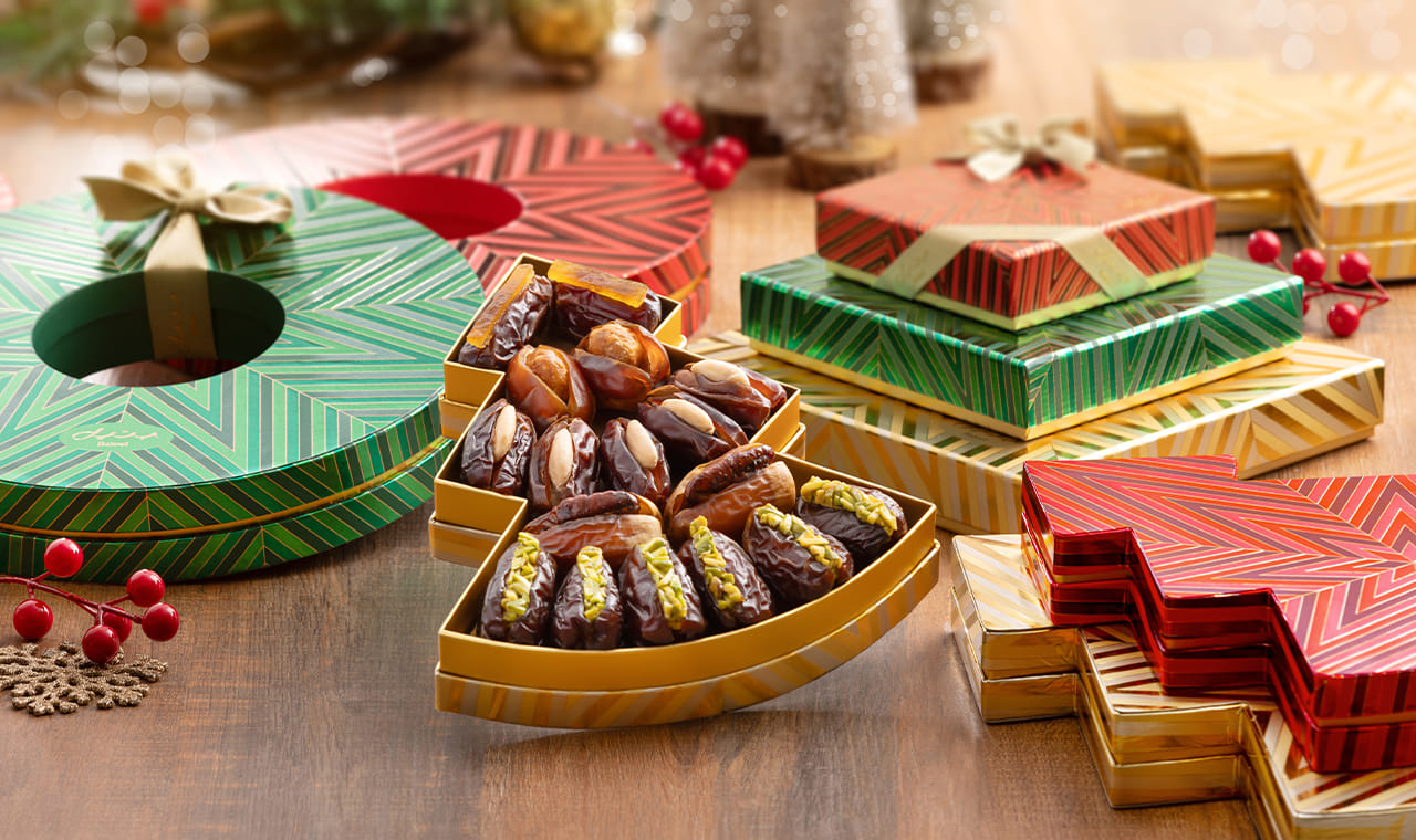 Mosaic Tray – Dates, Biscuits & Truffles