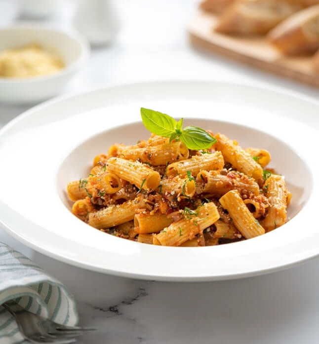 Vegan Rigatoni Pasta